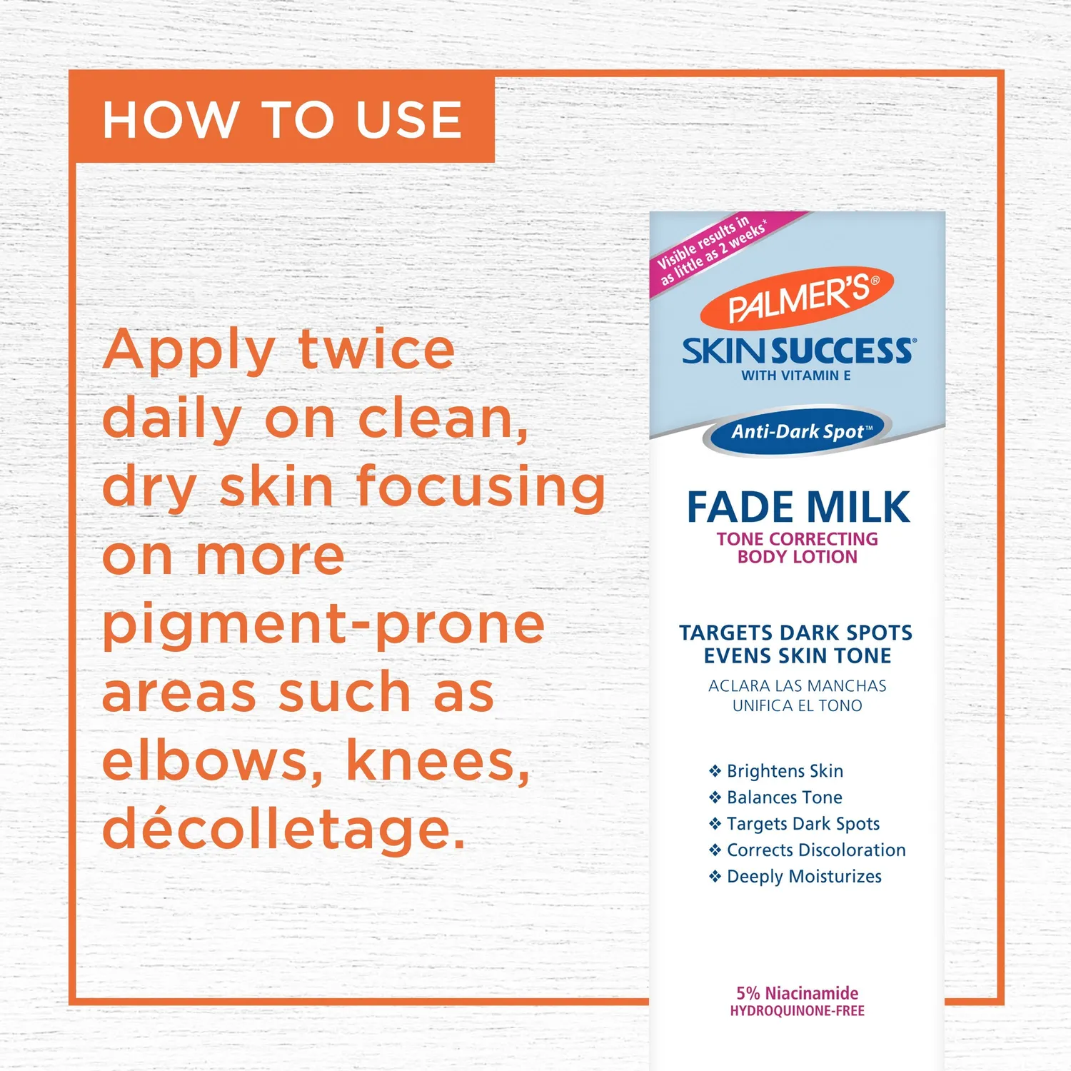 Palmer's Skin Success Anti-Dark Spot Fade Milk bodylotion 250 ml