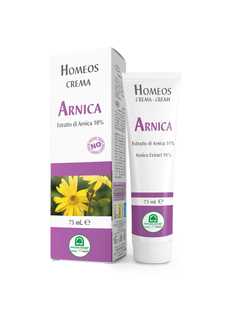 Natura House Homeos Arnica crème 75ml zonder parfum