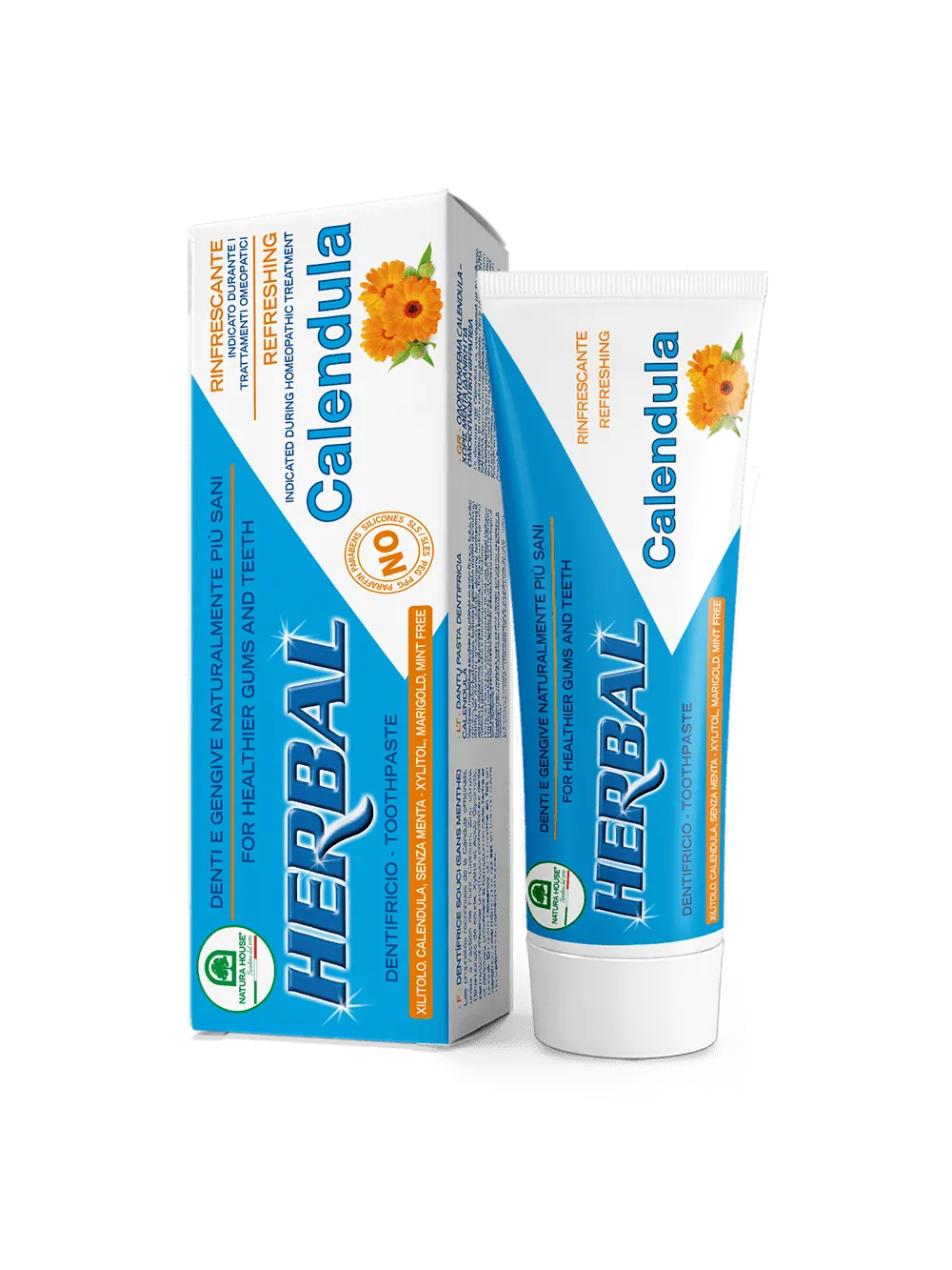 Natura House Calendula tandpasta 100ml zonder munt anijs
