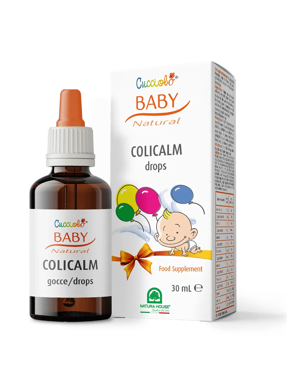 Natura House Cucciolo Baby Colicalm druppels 30ml krampjes