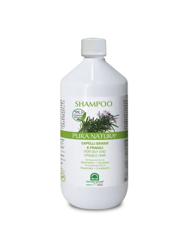 Natura House shampoo vet haar rozemarijn eucalyptus 1 liter