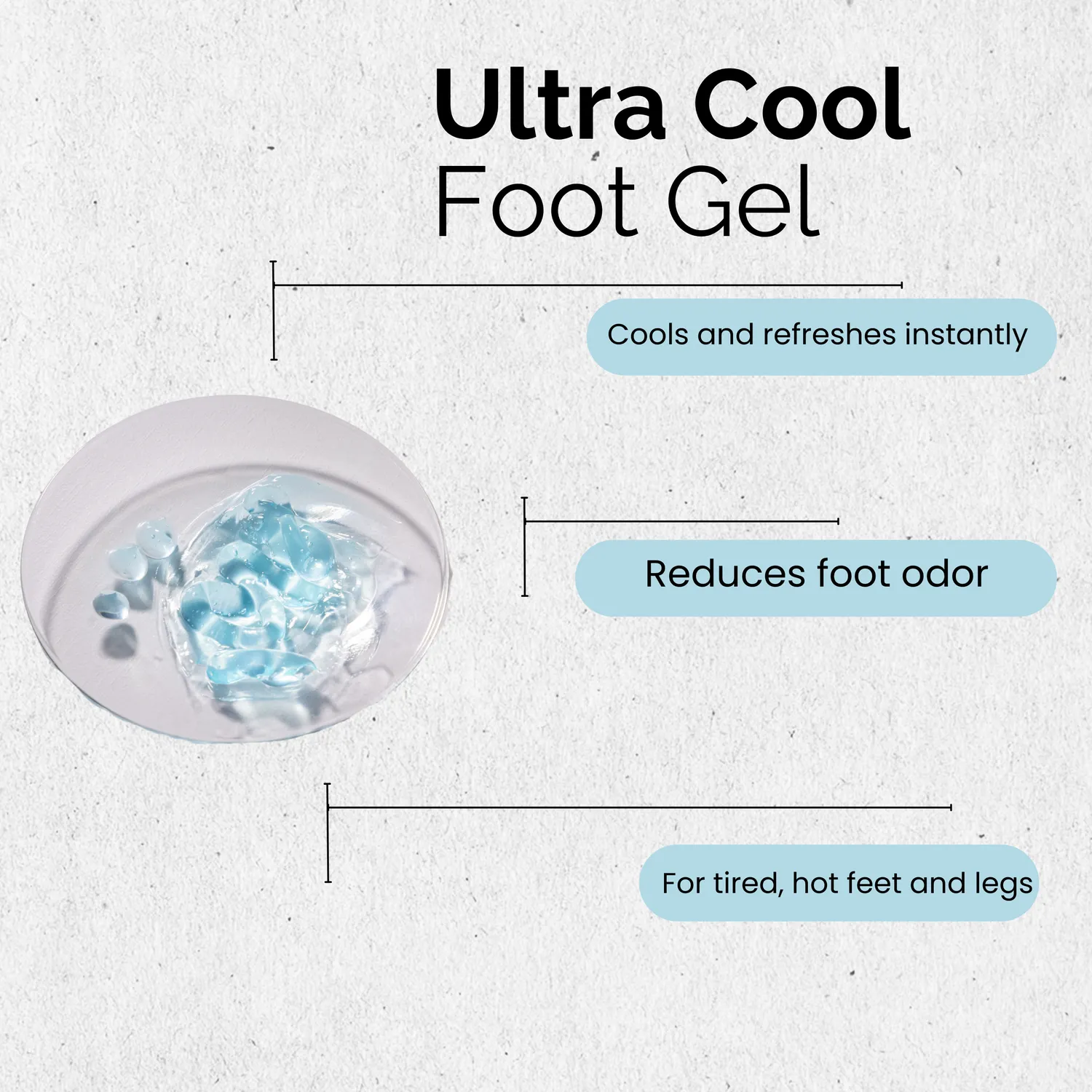 Dermatonics Ultra-Cool Foot Gel verkoelende voetgel 70ml set van 6