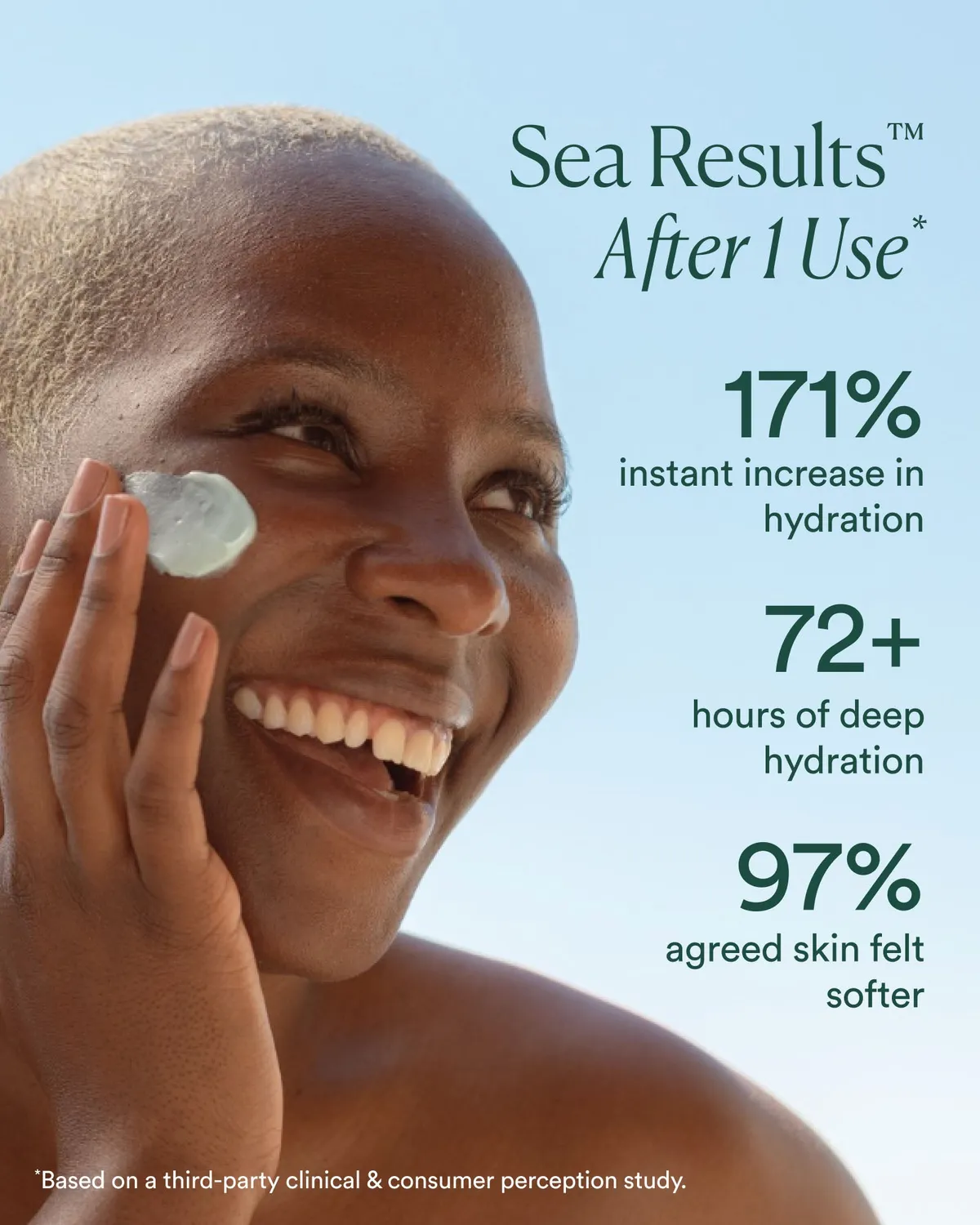 Osea Seabiotic Water Cream gezichtscrème 1.6 oz zonder parfum