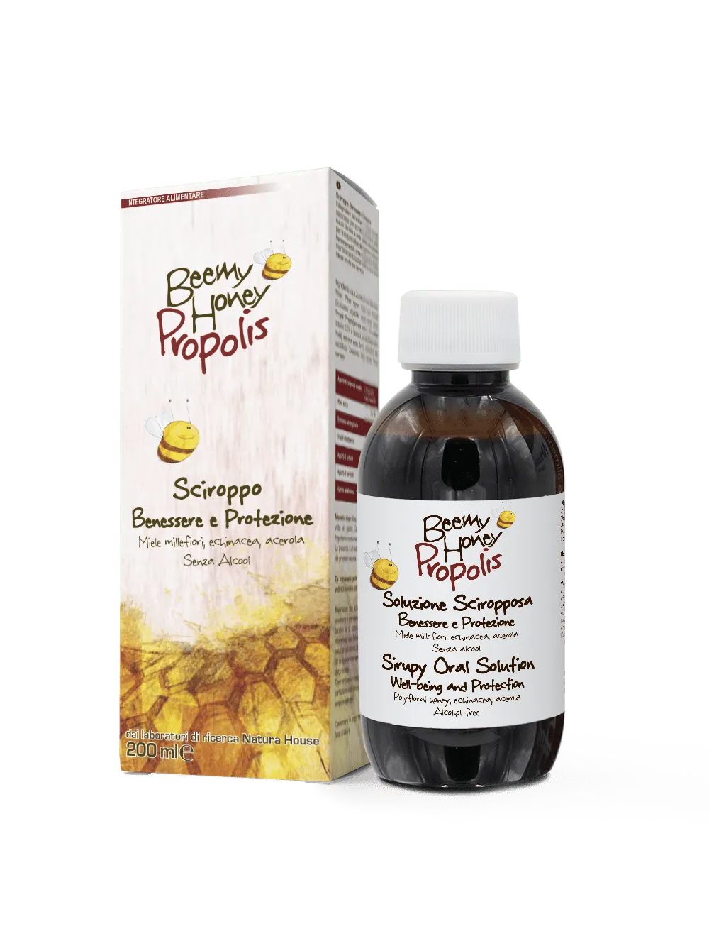 Natura House Beemy Honey propolis siroop 200ml kinderen