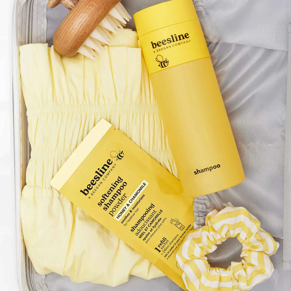 Beesline poedershampoo honey navulling zacht haar