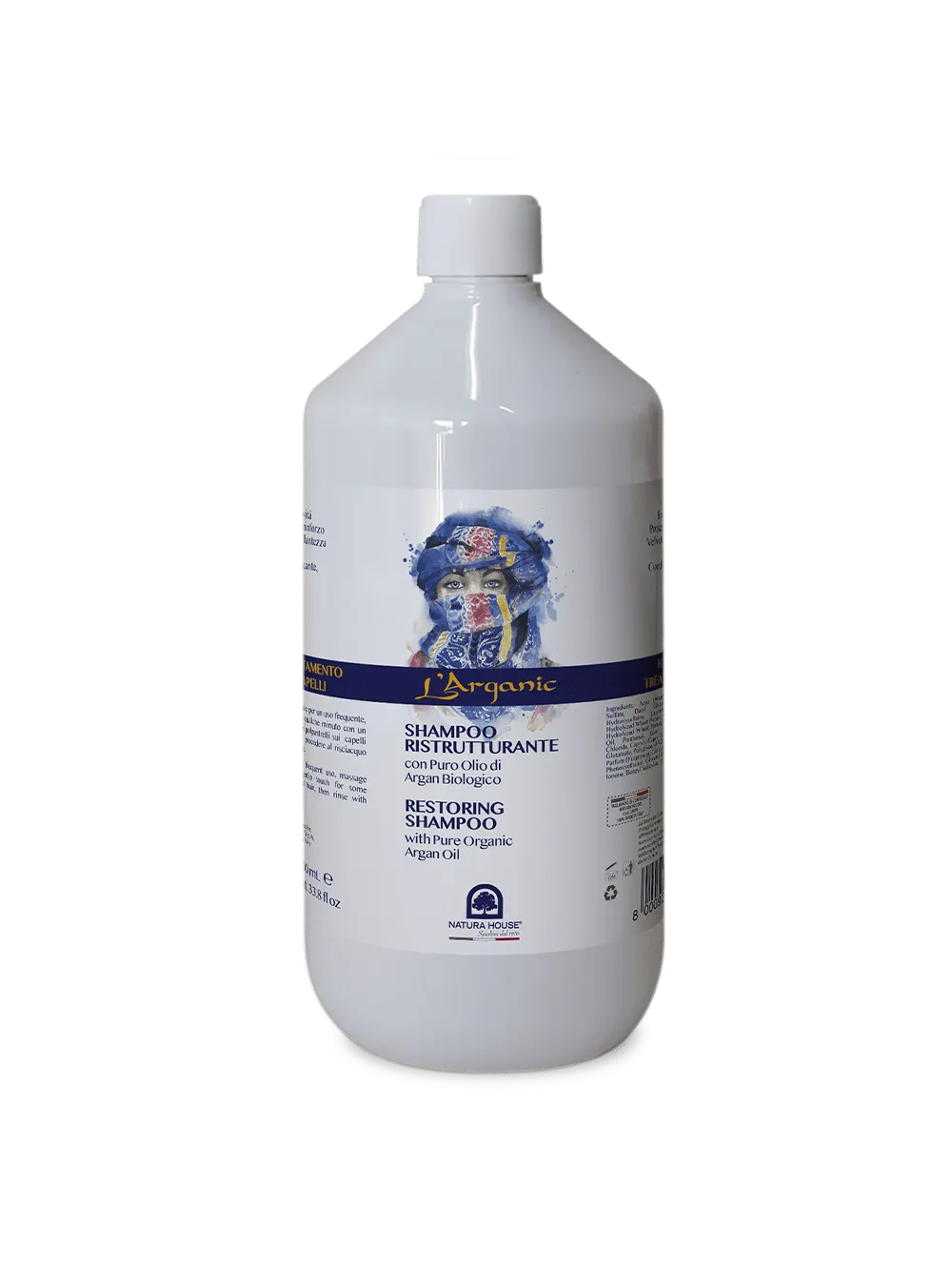 LArganic Argan herstellende shampoo 250ml droog broos haar