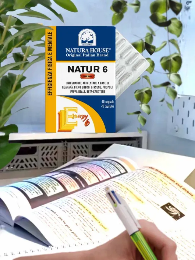 Natura House Natur 6 Energy capsules 40 guarana
