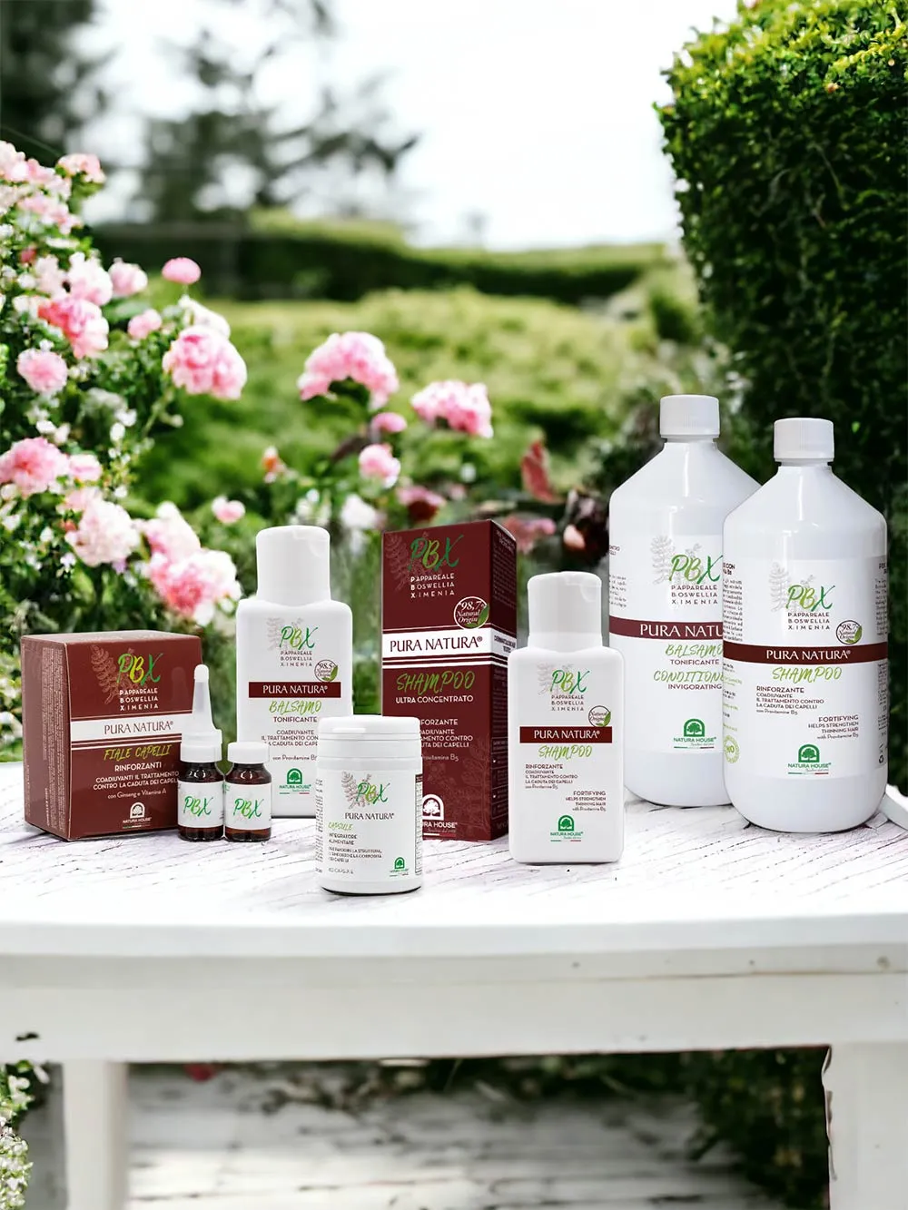 Natura House PBX versterkende shampoo 250ml breuk haar