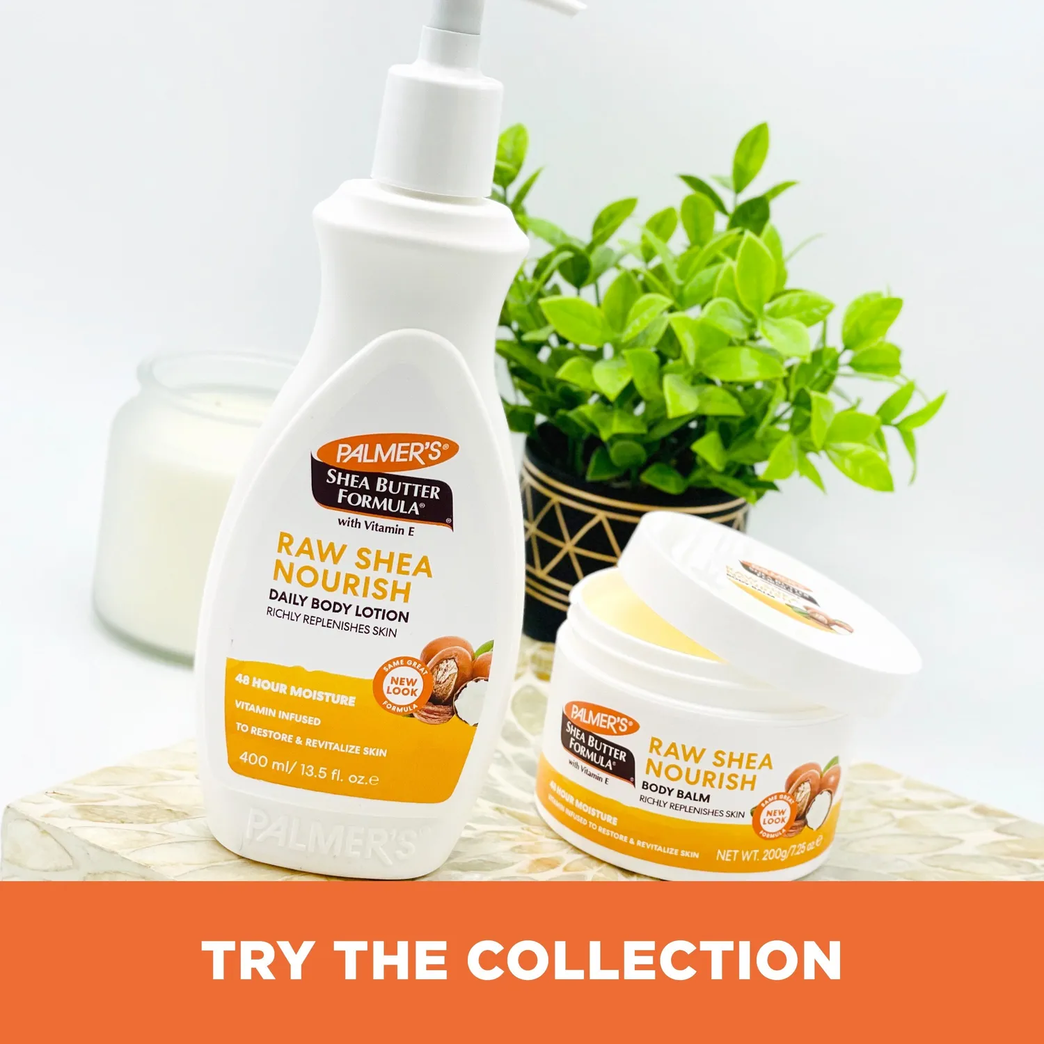 Palmer's Raw Shea Nourish Body Balm lichaamsbalsem 7.25 oz ruw