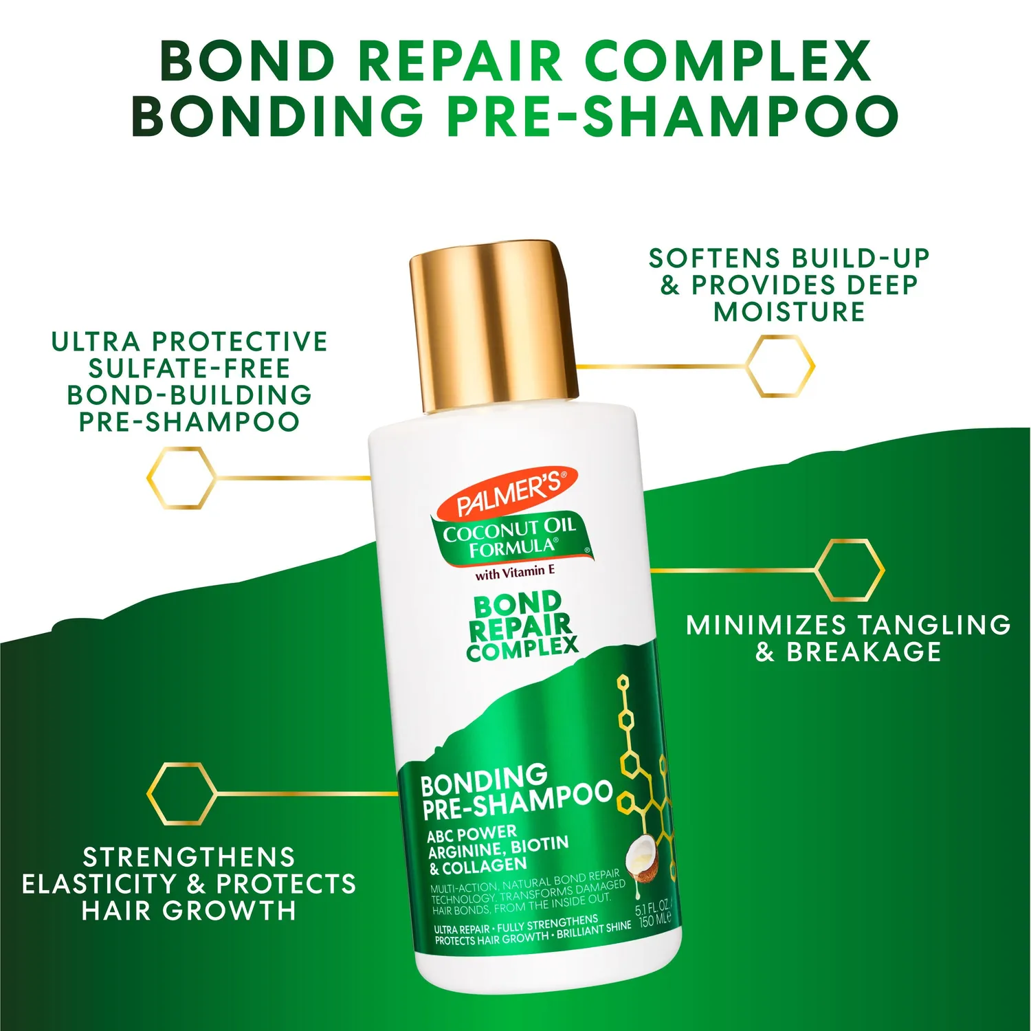 Palmer's Coconut Oil Bond Repair pre-shampoo 5,1 fl oz