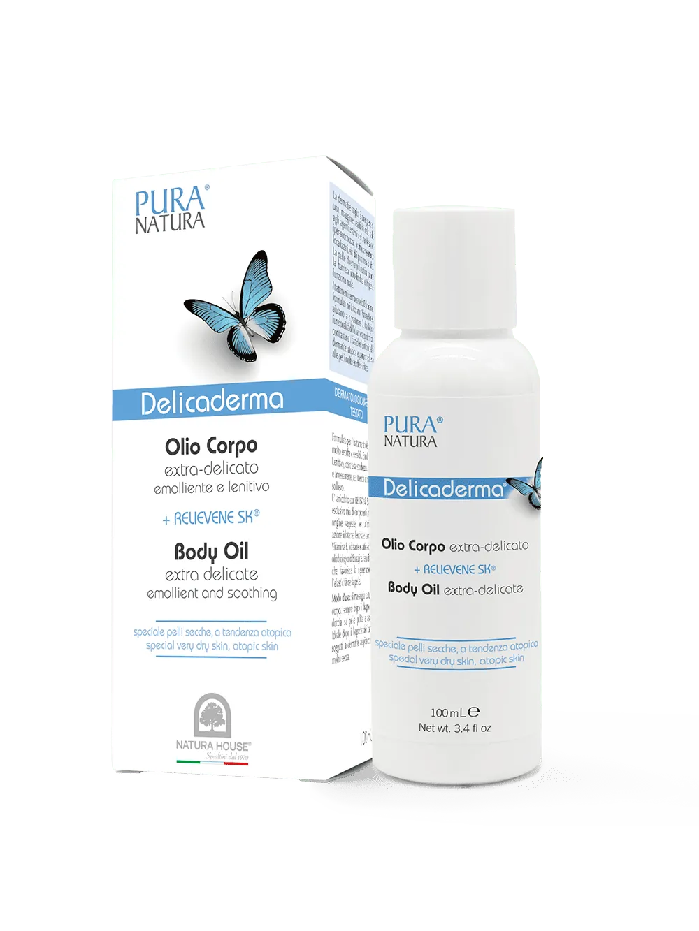 Natura House Delicaderma Body Oil lichaamsolie 100ml droge huid