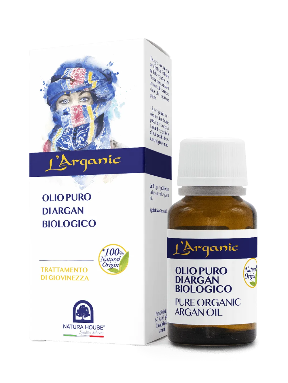 Natura House L’Arganic arganolie puur bio 10 ml voedend