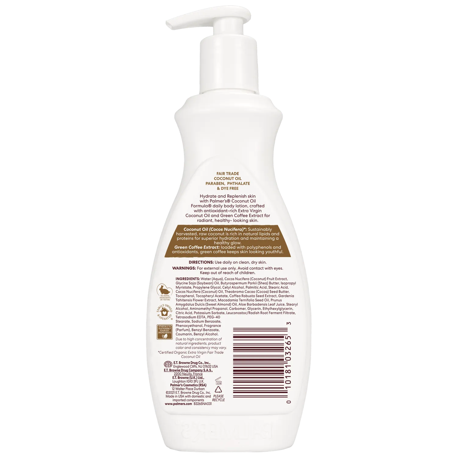Palmer's Coconut Oil Body Care bodyset droge huid 2-delig