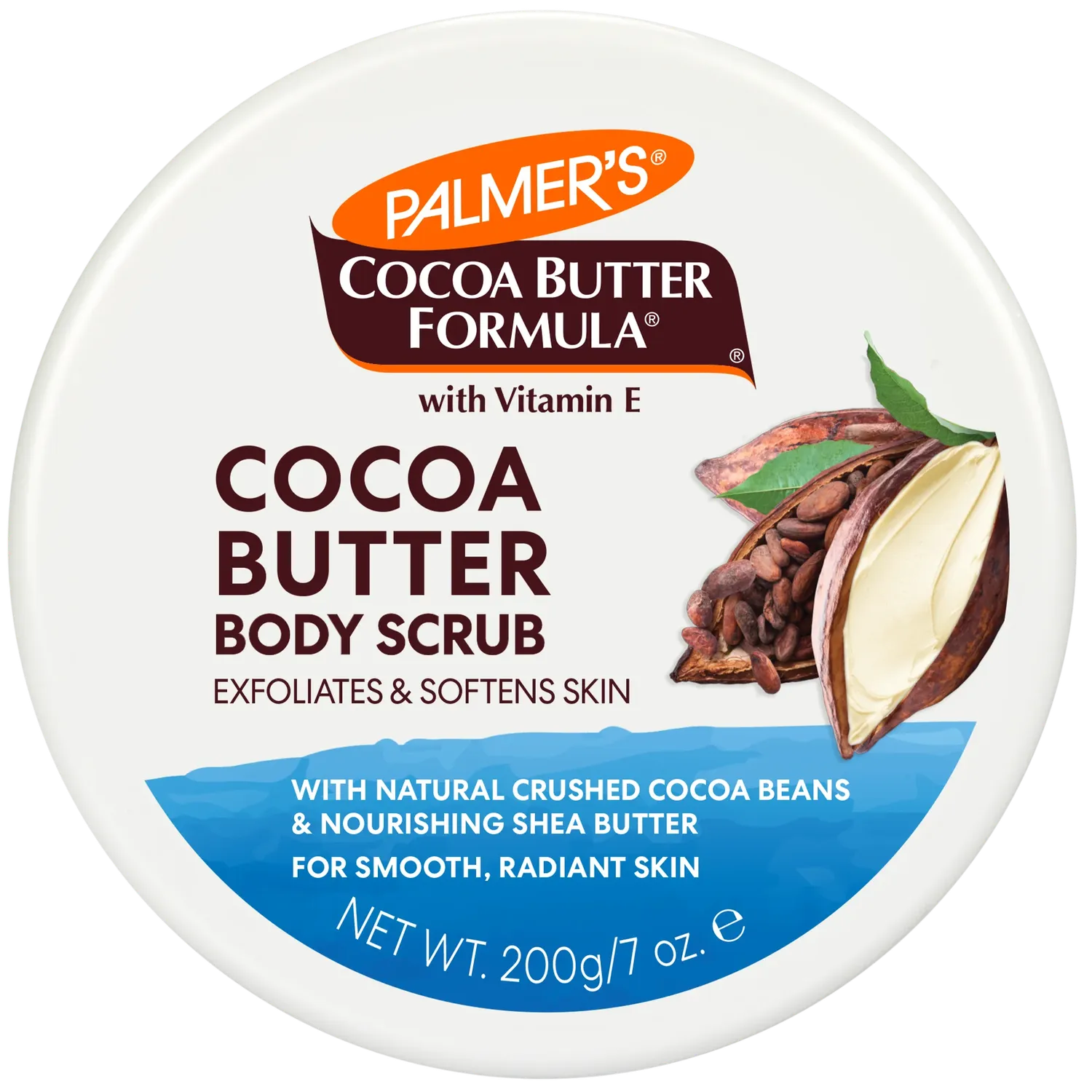 Palmer's Cocoa Butter bodyscrub 200 g droge huid
