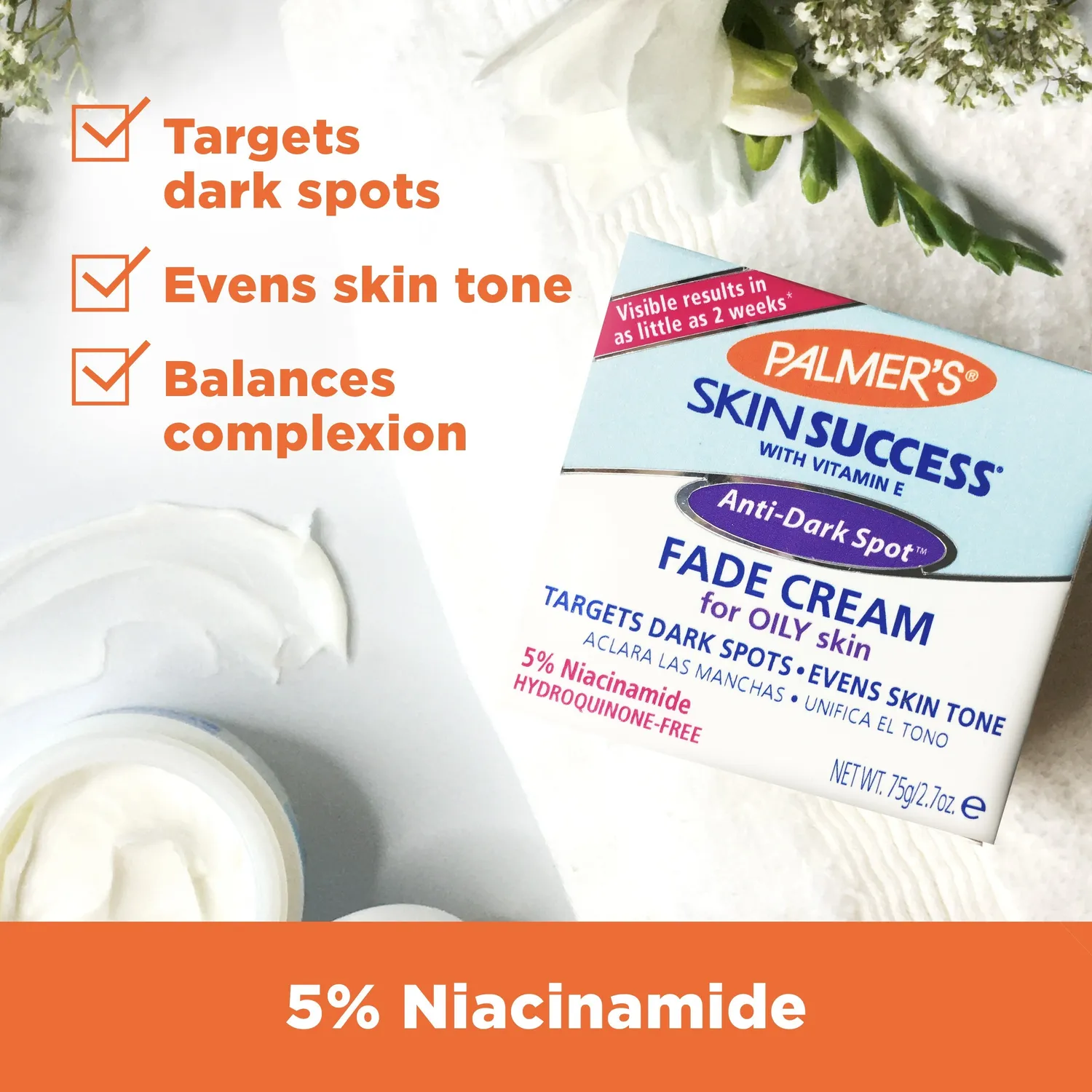Palmer's Skin Success Anti-Dark Spot gezichtscrème 77 g vette huid