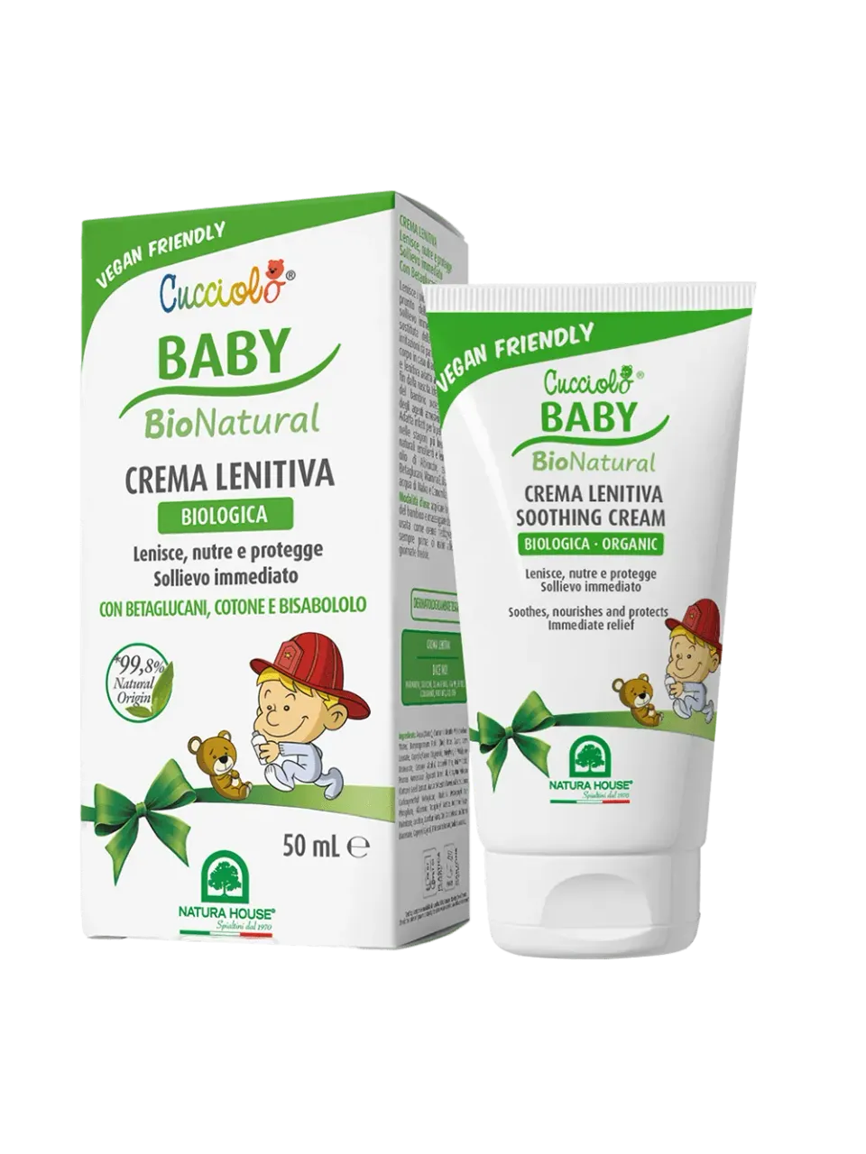 Natura House Cucciolo Baby verzachtende crème 50ml bio