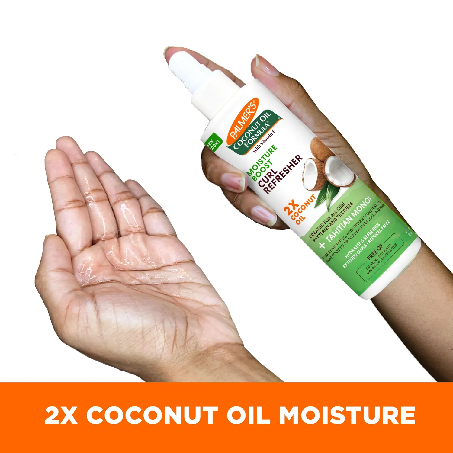 Palmer's Coconut Oil krullenspray 250 ml kokos droog haar