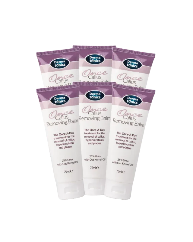 Dermatonics Once Callus Removing Balm eeltbalsem 6x75ml eelt
