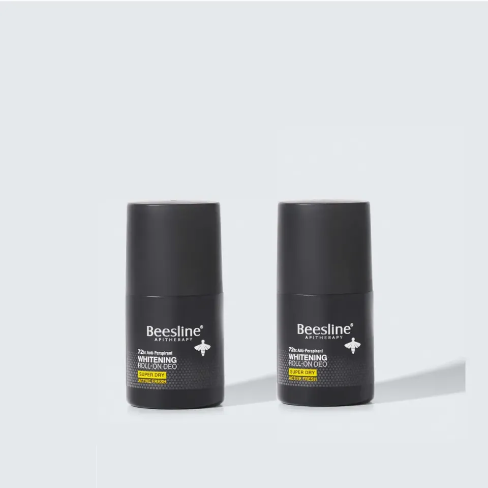 Beesline Whitening Roll-On Deo Super Dry Silver Power Active Fresh deo 1+1 gratis