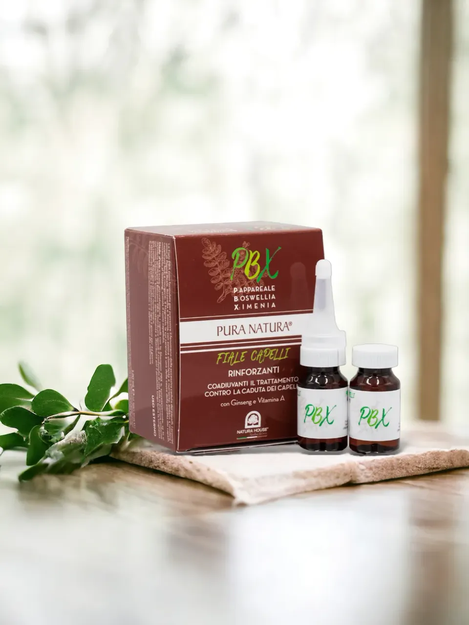 Natura House PBX versterkende haarampullen 12x10ml bij haaruitval
