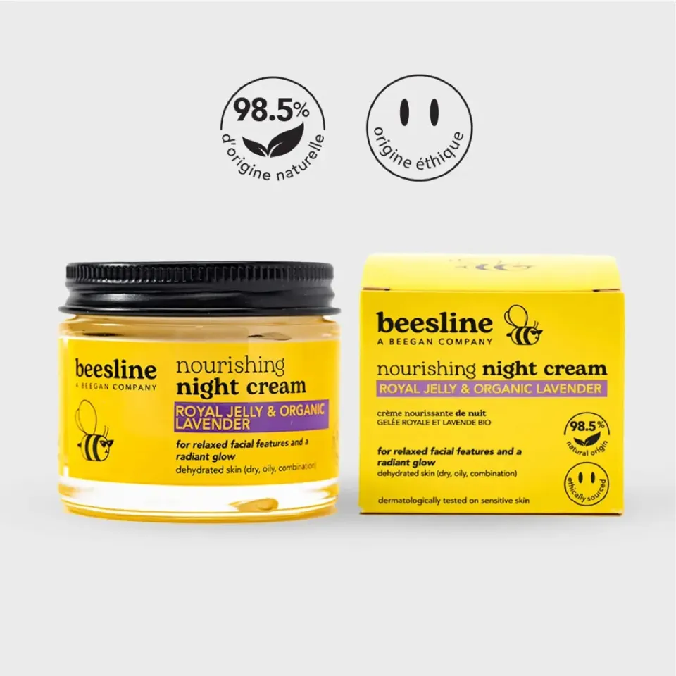 Beesline Nourishing Night Cream nachtcrème royal jelly lavendel