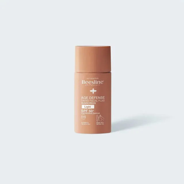 Beesline Age Defense Fluid zonnebrand SPF50+ Light