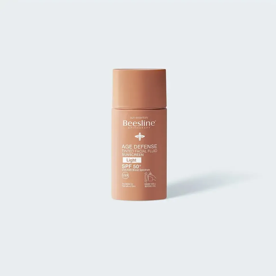 Beesline Age Defense Fluid zonnebrand SPF50+ Light