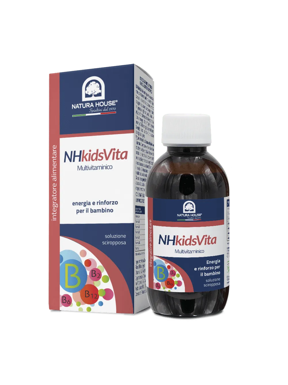 Natura House Kids Vita multivitamine siroop bosbes 200 ml kind