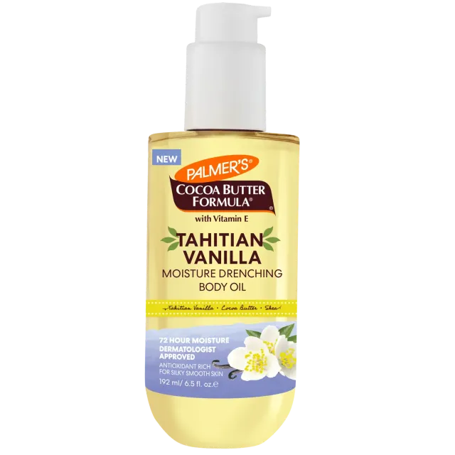 Palmer's Cocoa Butter Tahitian Vanilla bodyolie droge huid
