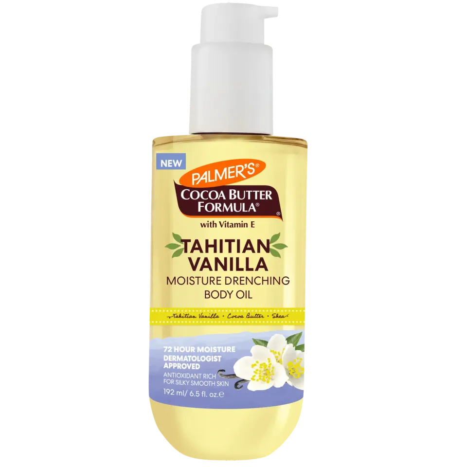 Palmer's Cocoa Butter Tahitian Vanilla bodyolie droge huid
