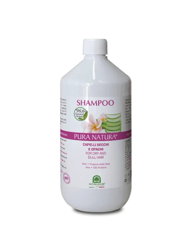 Natura House shampoo droog haar 250ml aloë zijdeproteïne