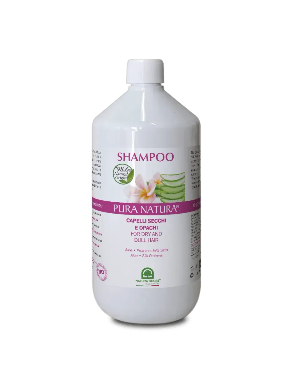 Natura House shampoo droog haar 250ml aloë zijdeproteïne