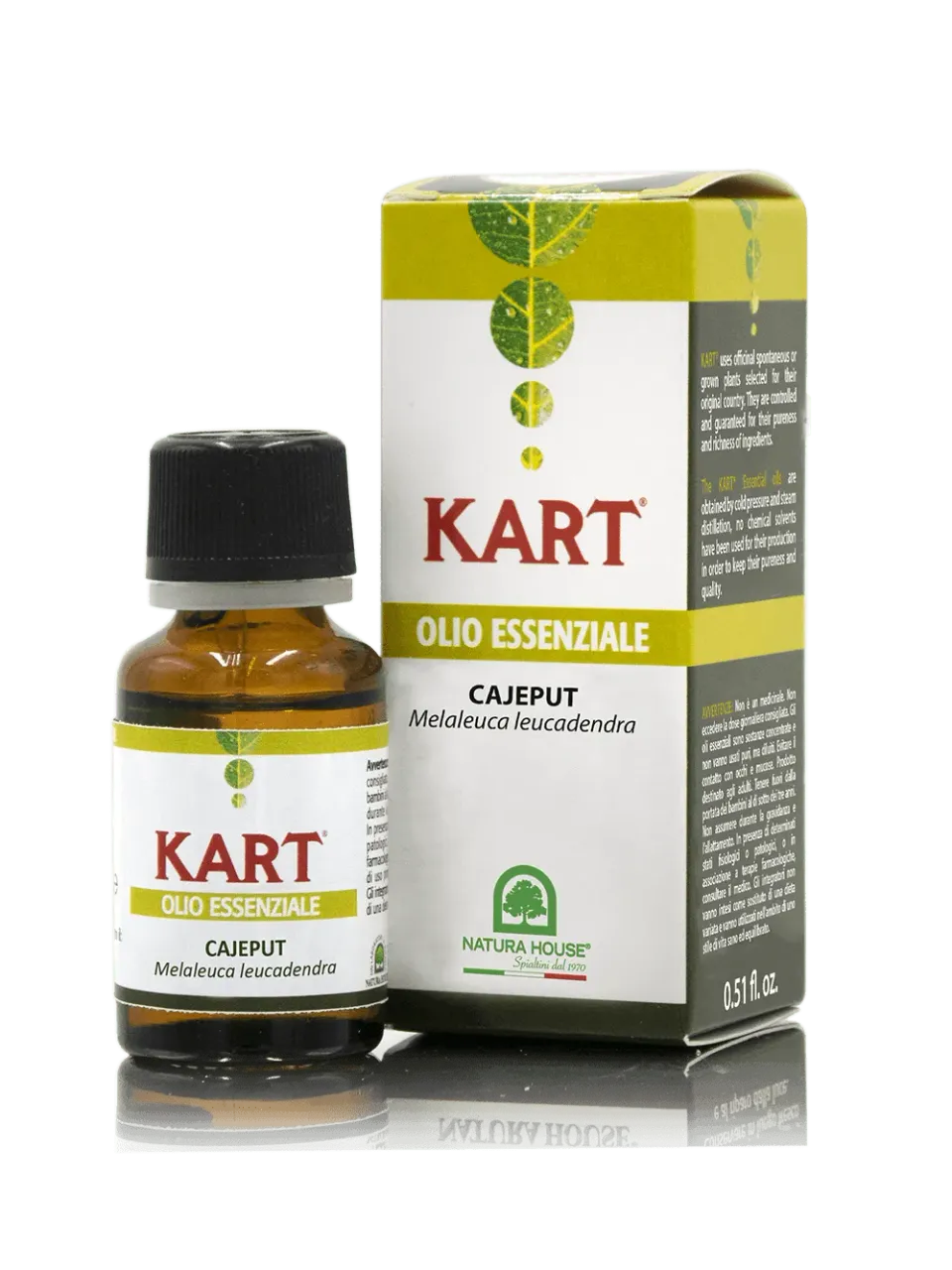 Natura House cajeputi etherische olie 15ml zuiver