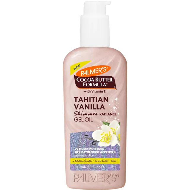 Palmer's Tahitian Vanilla Shimmer Gel-Olie rose goud