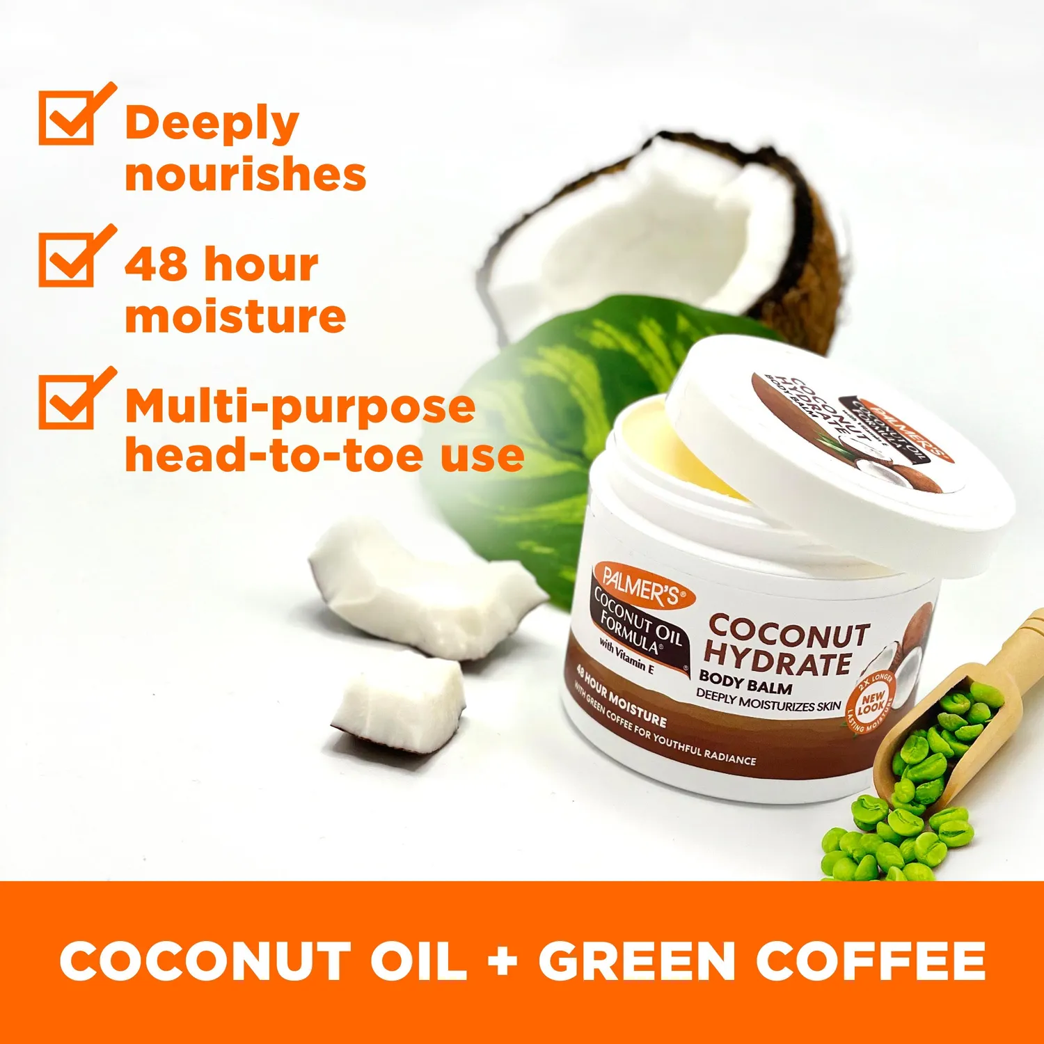 Palmer's Coconut Hydrate bodybalm 3.5 oz met kokosolie