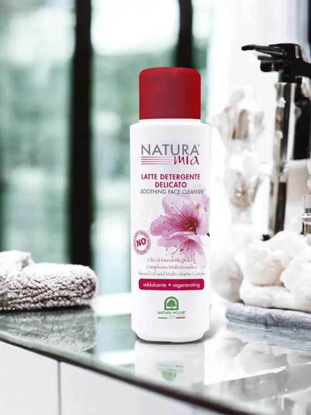 Natura Mia delicate reinigingsmelk 250ml amandelolie zacht
