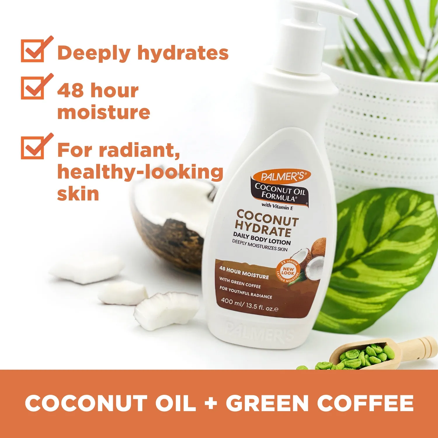 Palmer's Coconut Hydrate bodylotion 1.7 fl oz extra vierge kokosolie