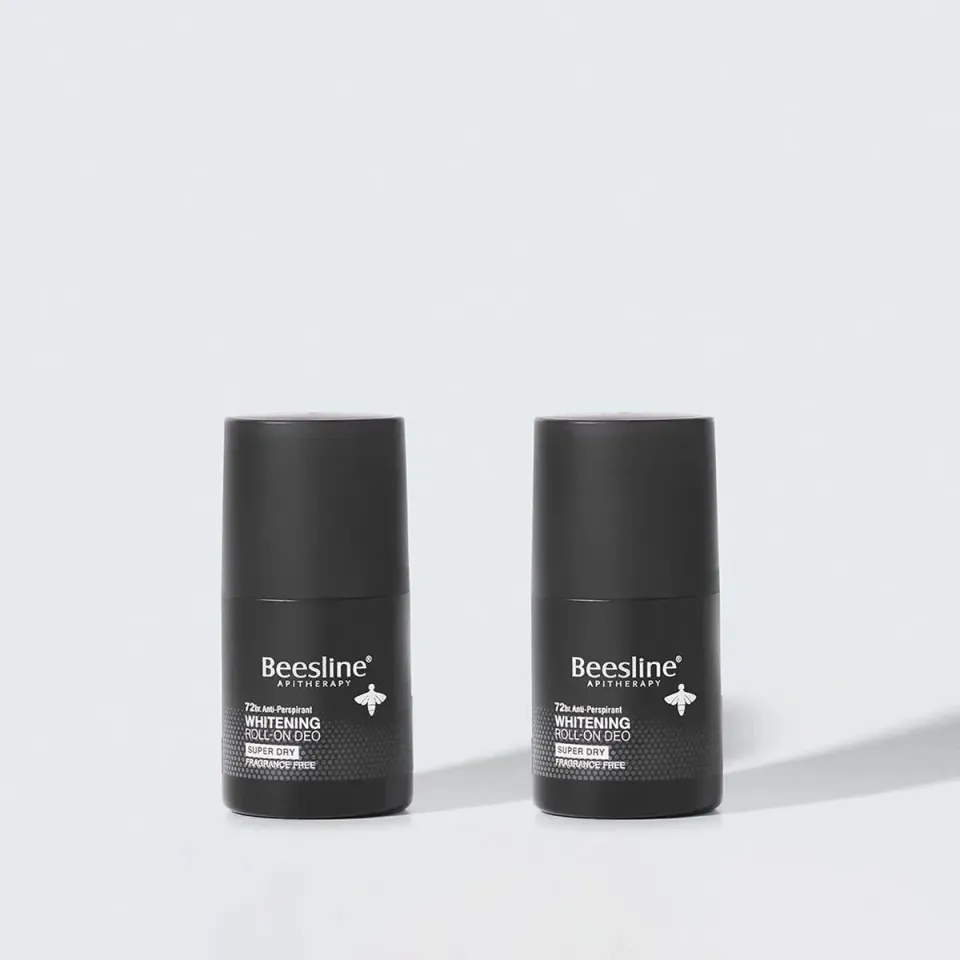 Beesline Silver Power Super Dry roll-on deo zonder parfum 1+1