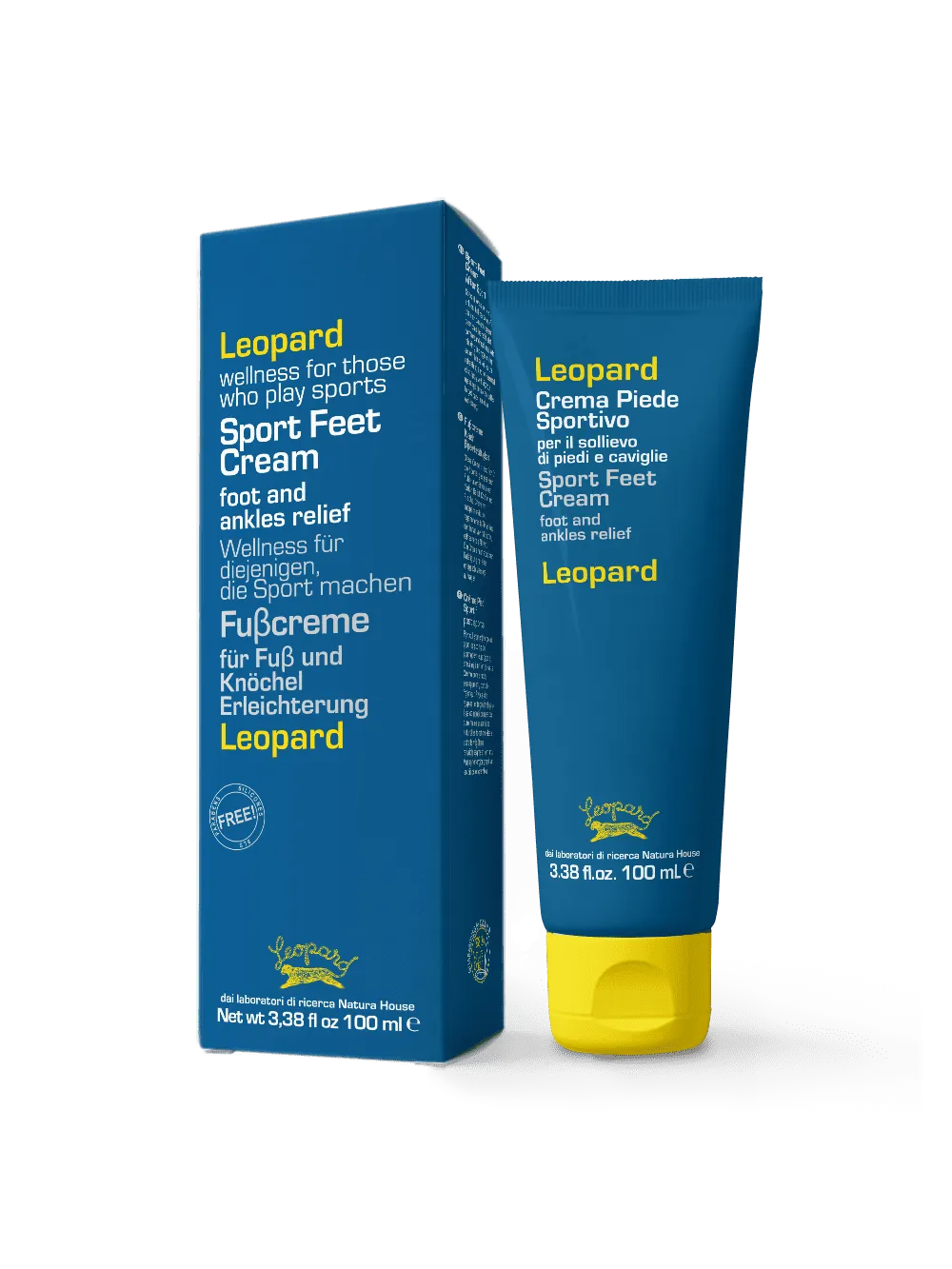 Natura House Leopard Sport voetcreme 100ml arnica