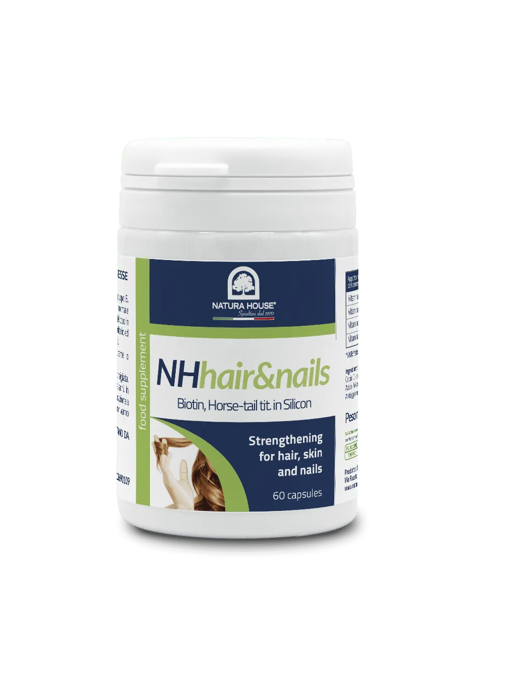 Natura House Hair & Nails Strengthening Capsules 60 st biotine