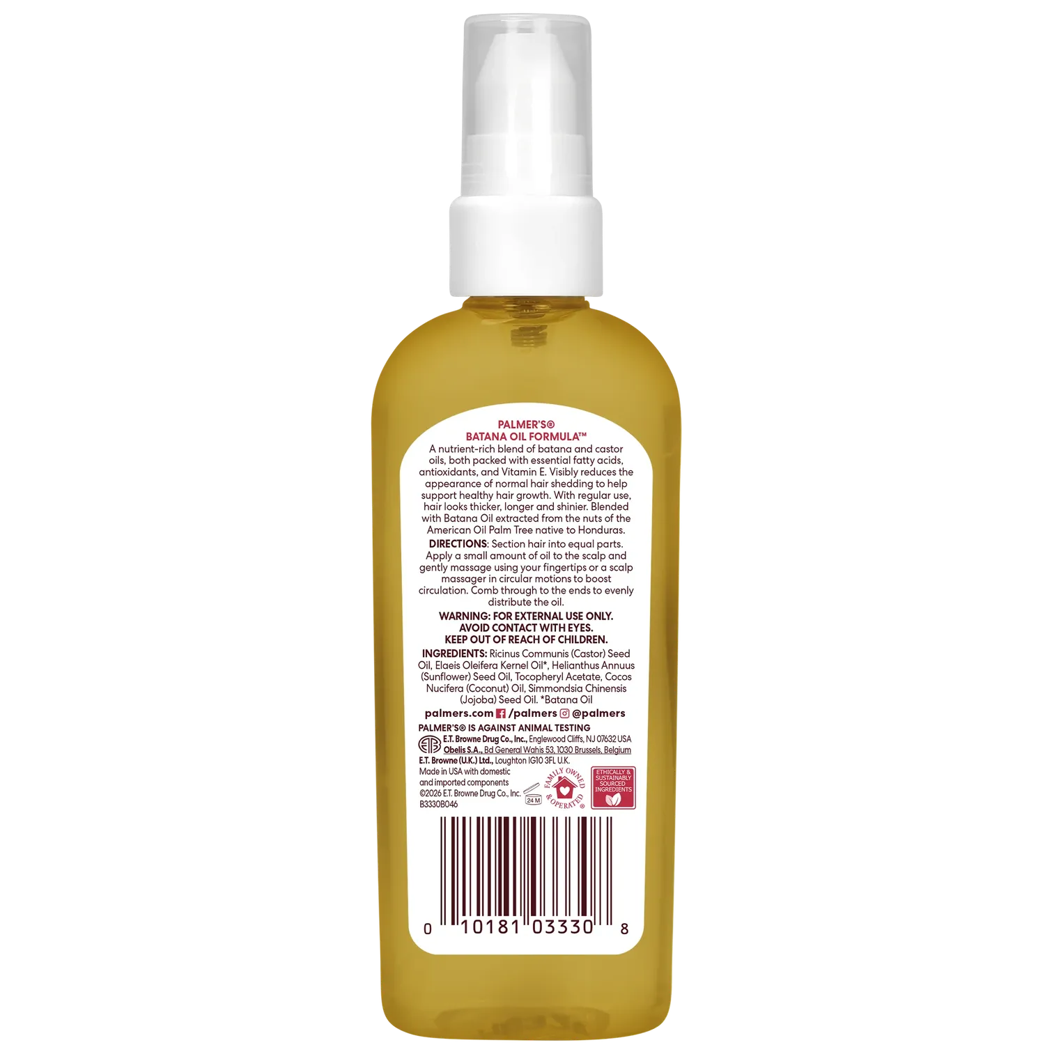 Palmer's Batana Oil Formula haarolie batana en castorolie