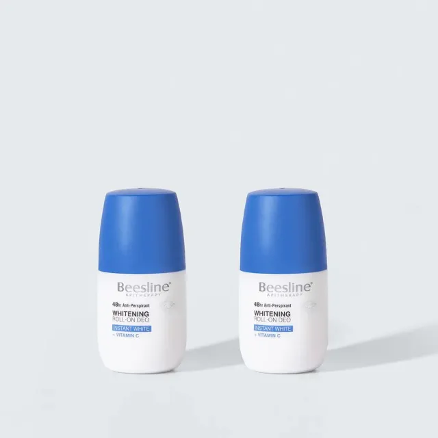 Beesline Whitening Instant White deo roller vitamine C 1+1