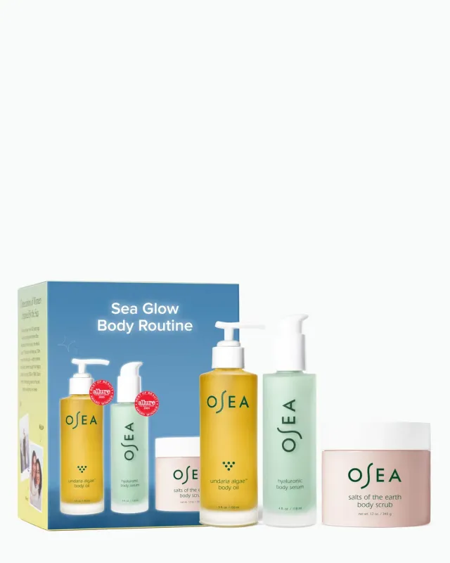 Osea Sea Glow lichaamsroutine 3-delige set glans