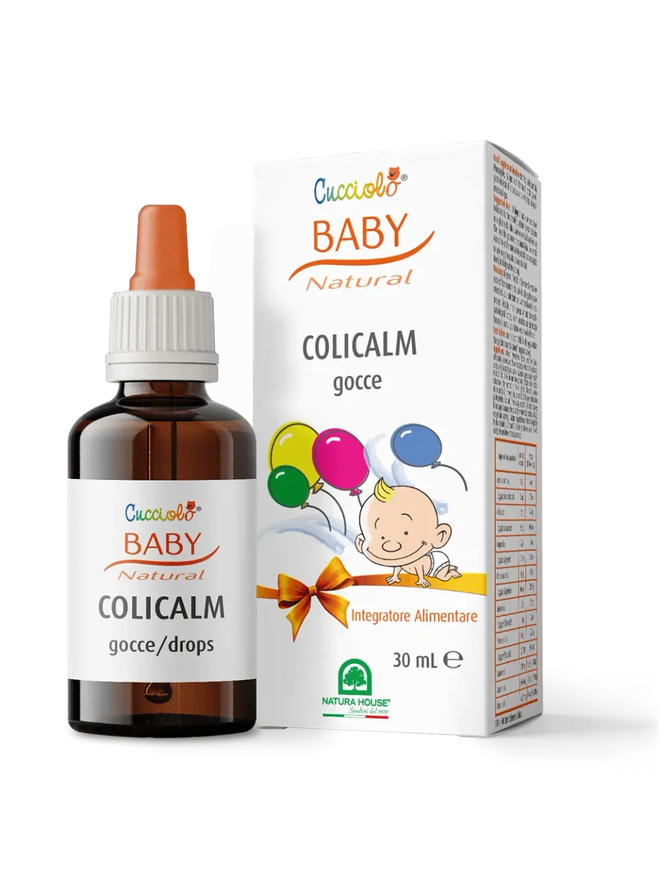 Natura House Cucciolo Baby Colicalm druppels 30ml krampjes