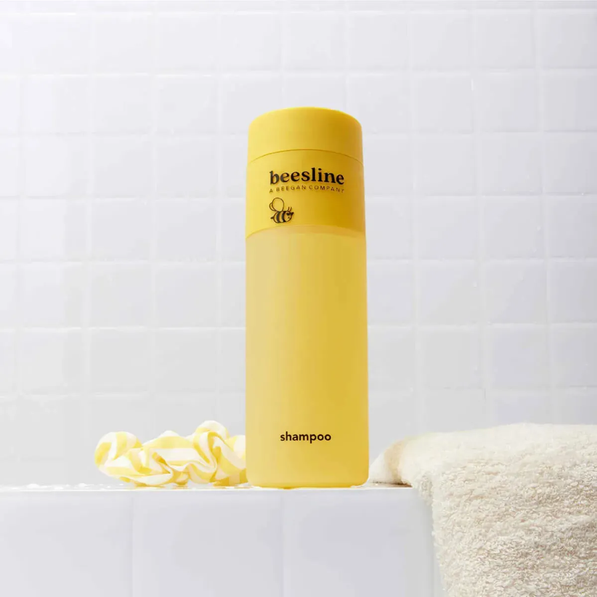 Beesline Honey & Chamomile poeder shampoo starterskit zacht
