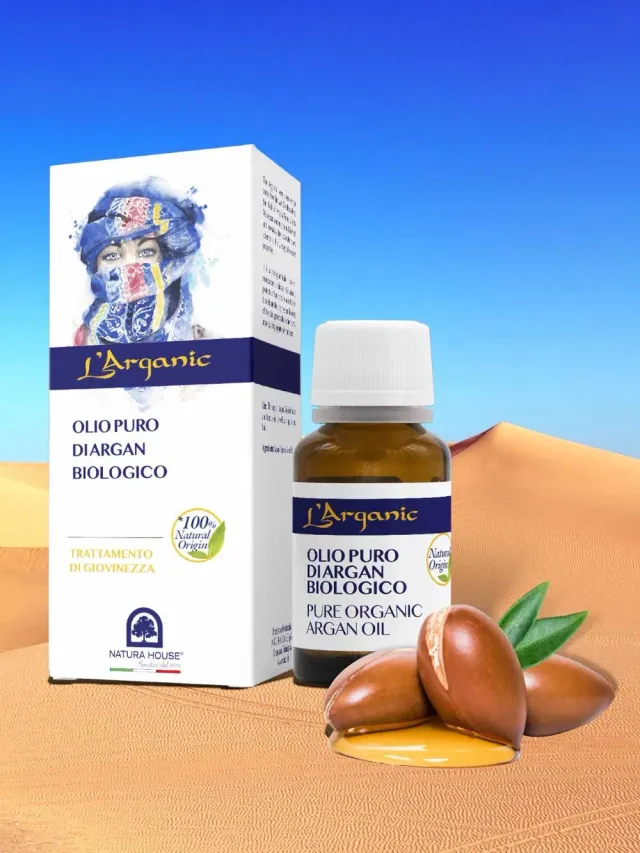Natura House L’Arganic arganolie puur bio 10 ml voedend