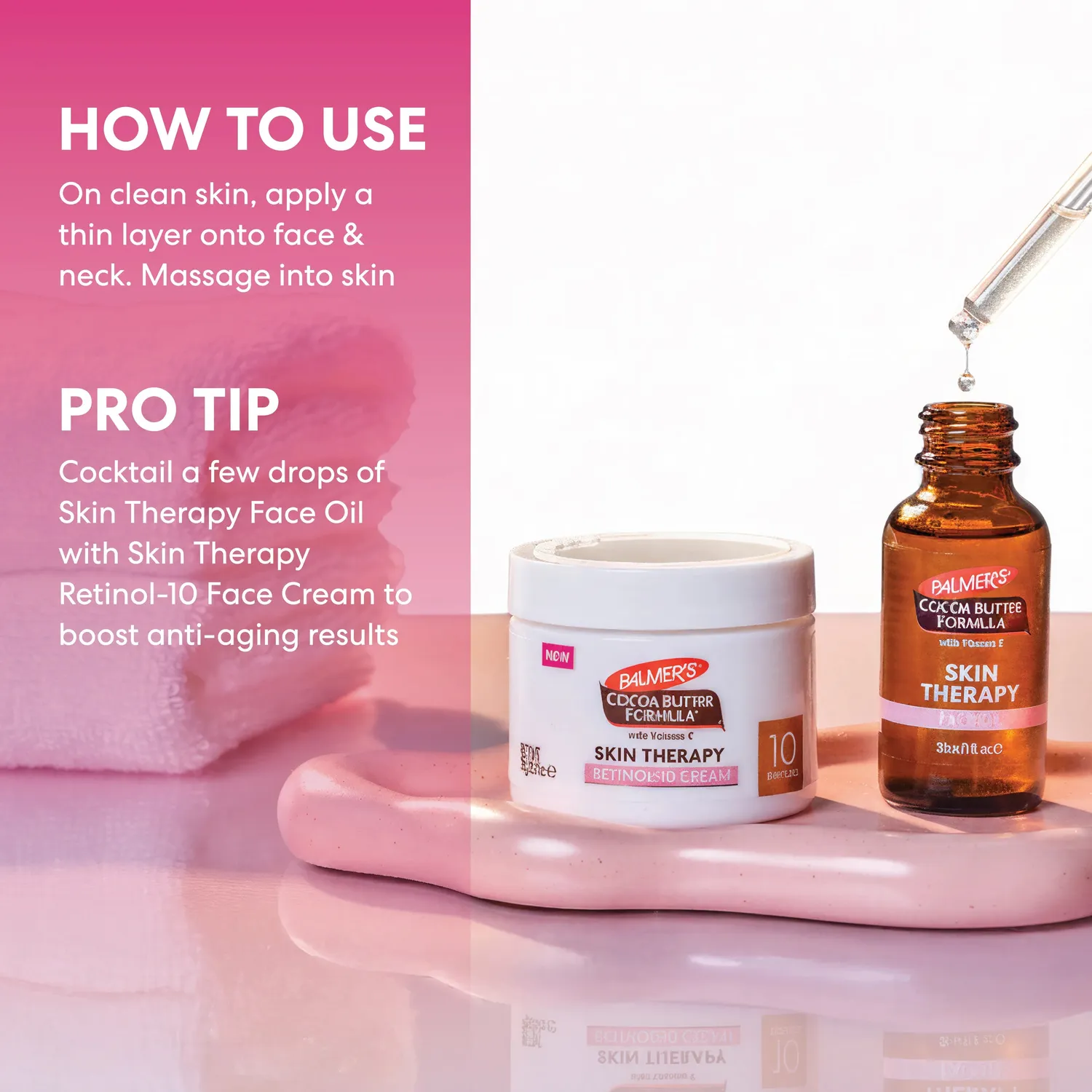 Palmer's Skin Therapy set gezichtsolie + reinigingsolie