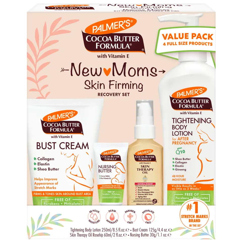 Palmer's New Moms Post-Pregnancy Huidset 4-delig verstevigend