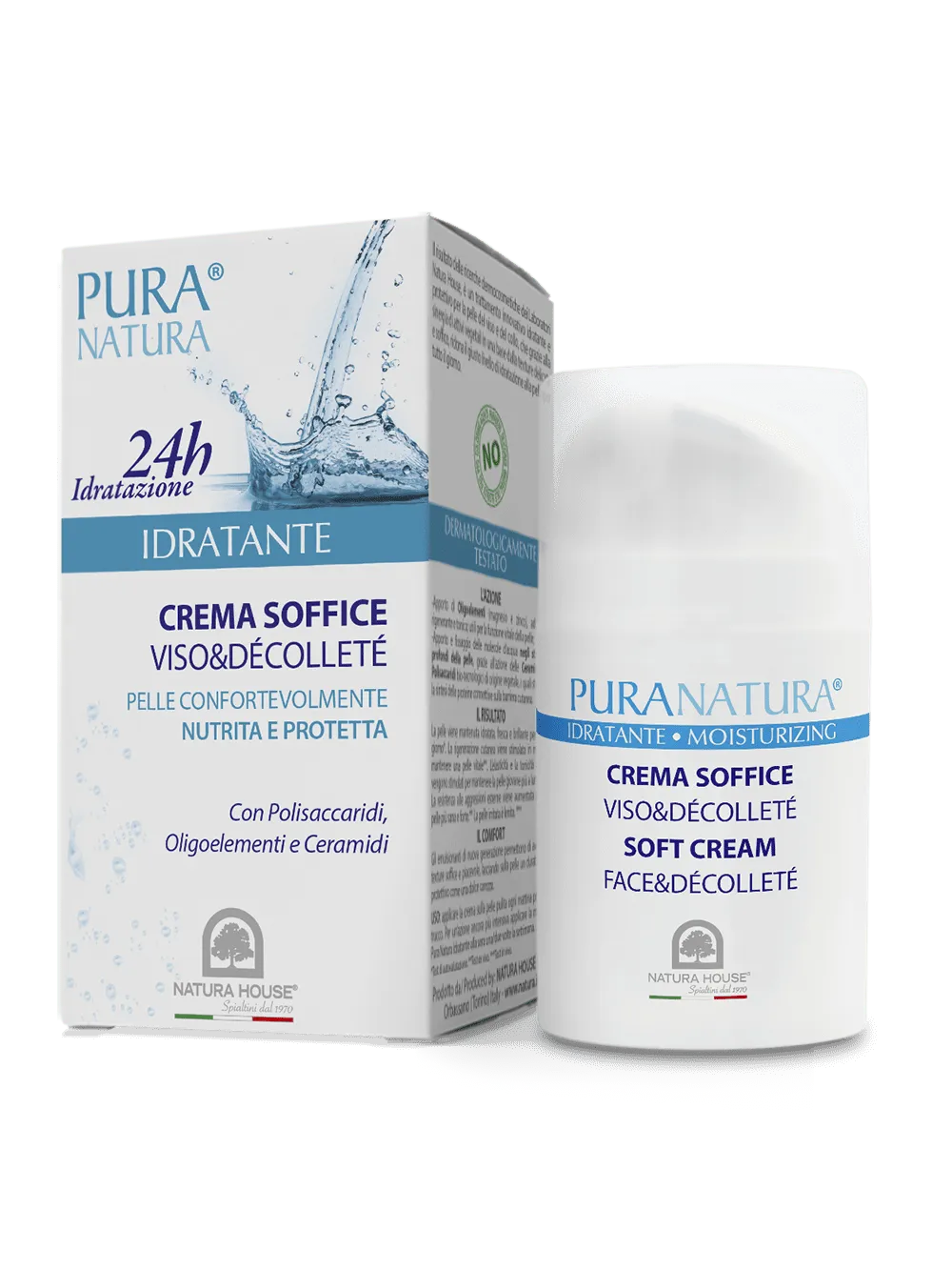 Natura House Moisturizing 24h Soft Cream gezichtscrème 50ml