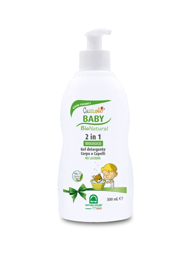 Natura House Cucciolo Baby Bio wasgel 2-in-1 300ml traanvrij